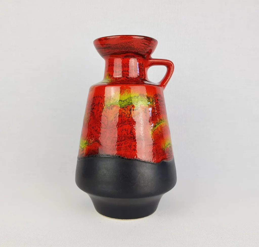 Dumler and Breiden 311/20 vase in red and yellow glaze