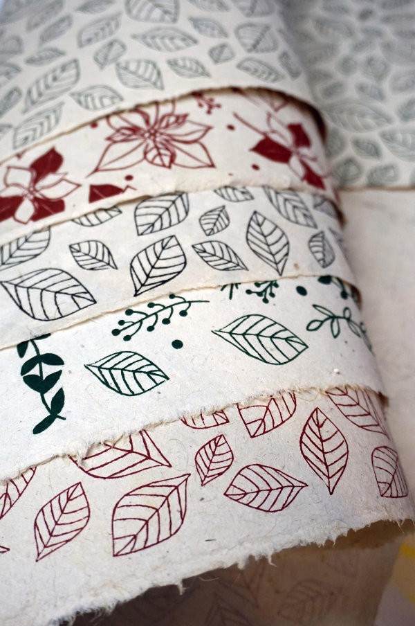 seeded eco friendly wrapping paper