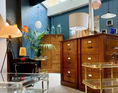B Southgate vintage furniture shop in london