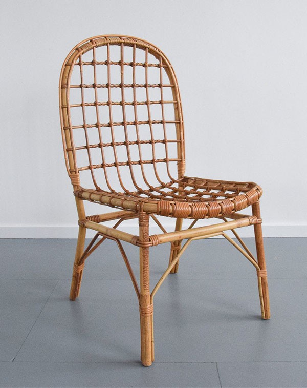 vintage rattan chair